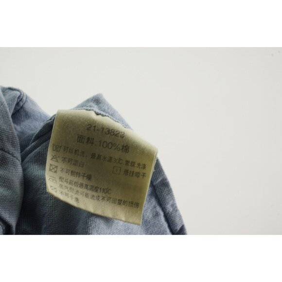 Kama Classics Men's Large Long Sleeve Light Blue Oxford Cotton Engineering Shirt - Picture 7 of 11